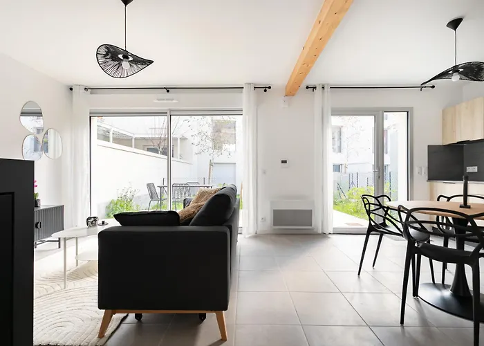 펜션 Jolie Maison Lumineuse De Style Industriel